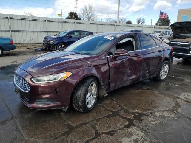 3FA6P0H71DR175649 - 2013 FORD FUSION SE BURGUNDY photo 1