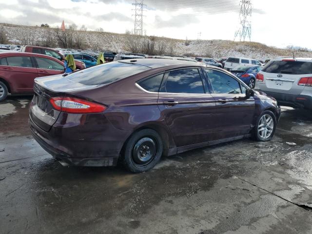 3FA6P0H71DR175649 - 2013 FORD FUSION SE BURGUNDY photo 3