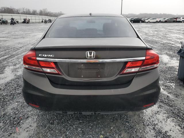 19XFB2F98DE204130 - 2013 HONDA CIVIC EXL GRAY photo 6