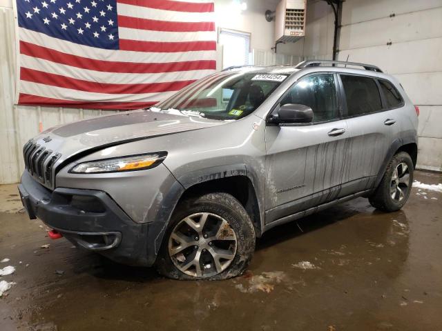 1C4PJMBS7HW632648 - 2017 JEEP CHEROKEE TRAILHAWK SILVER photo 1