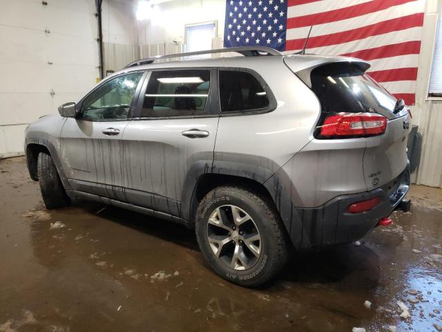 1C4PJMBS7HW632648 - 2017 JEEP CHEROKEE TRAILHAWK SILVER photo 2