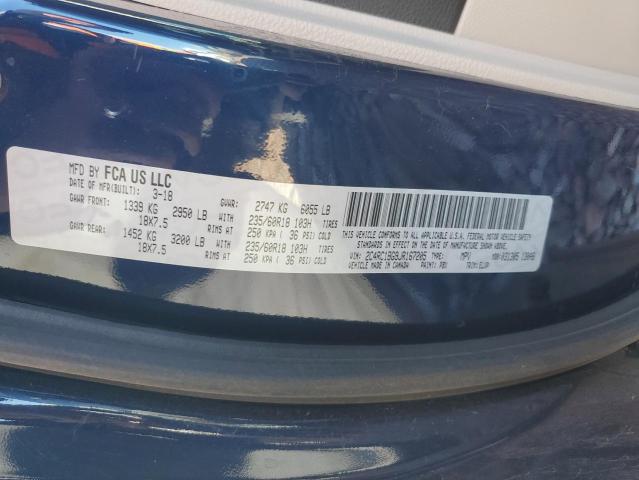 2C4RC1BG9JR167205 - 2018 CHRYSLER PACIFICA TOURING L BLUE photo 12