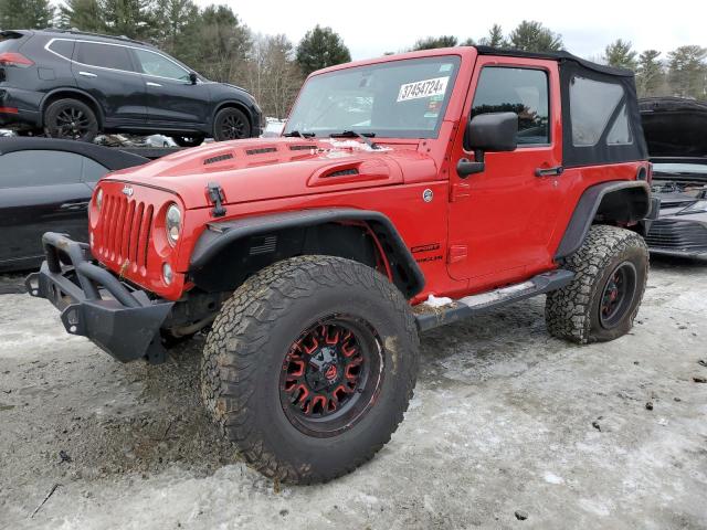 1C4AJWAG3EL162422 - 2014 JEEP WRANGLER SPORT RED photo 1