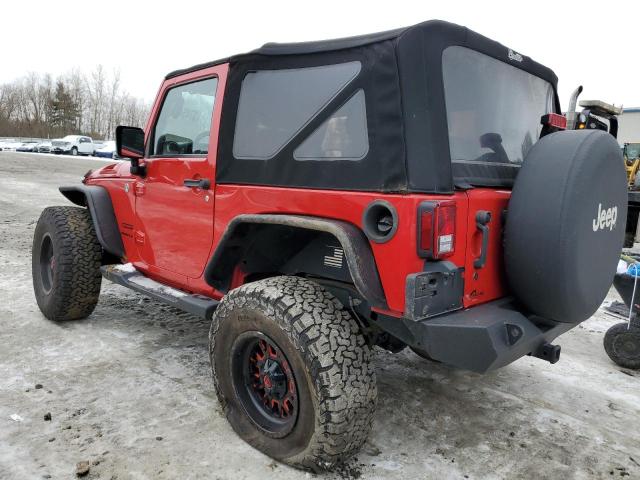 1C4AJWAG3EL162422 - 2014 JEEP WRANGLER SPORT RED photo 2