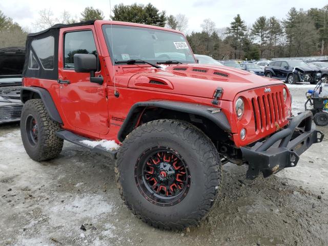 1C4AJWAG3EL162422 - 2014 JEEP WRANGLER SPORT RED photo 4