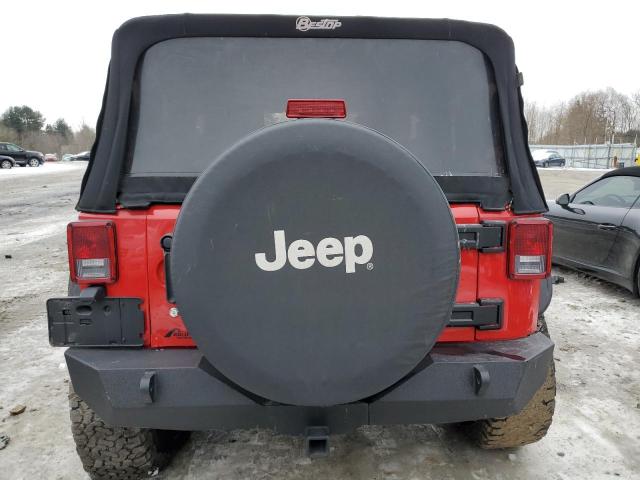 1C4AJWAG3EL162422 - 2014 JEEP WRANGLER SPORT RED photo 6