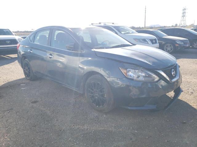 3N1AB7AP6HY283480 - 2017 NISSAN SENTRA S BLUE photo 4