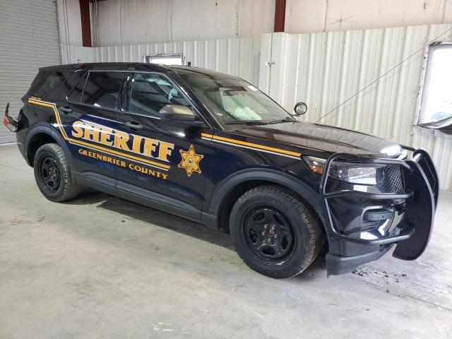 1FM5K8AB7NGA02949 - 2022 FORD EXPLORER POLICE INTERCEPTOR შავი ფოტო 4