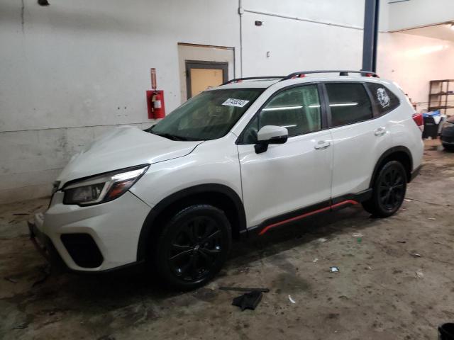 JF2SKAKC4KH560335 - 2019 SUBARU FORESTER SPORT WHITE photo 1