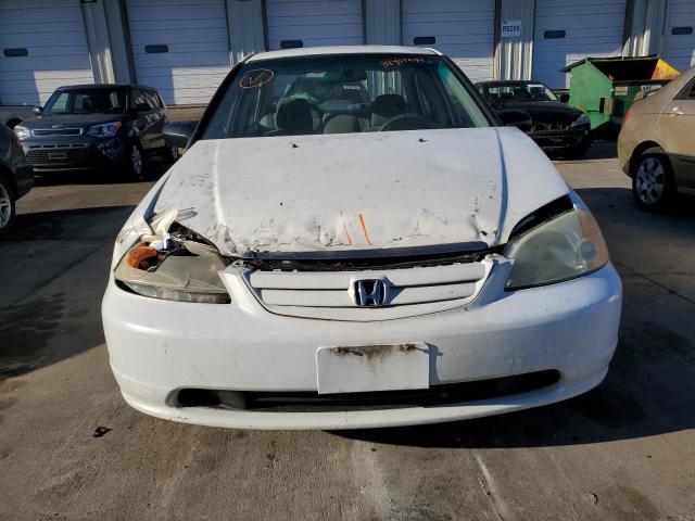 1HGES16552L067446 - 2002 HONDA CIVIC LX WHITE photo 5