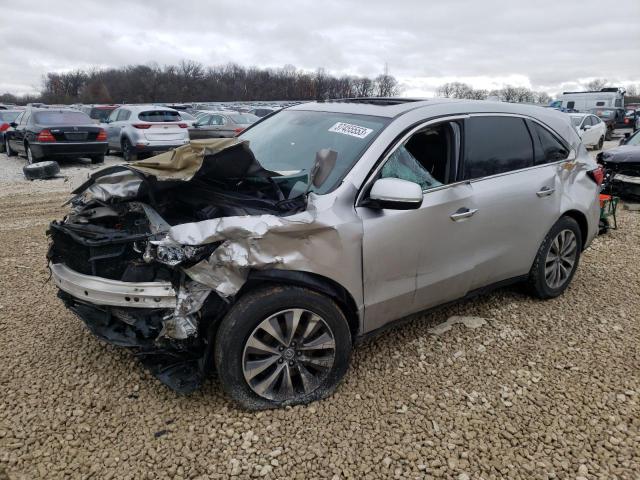 5FRYD4H46EB006429 - 2014 ACURA MDX TECHNOLOGY SILVER photo 1