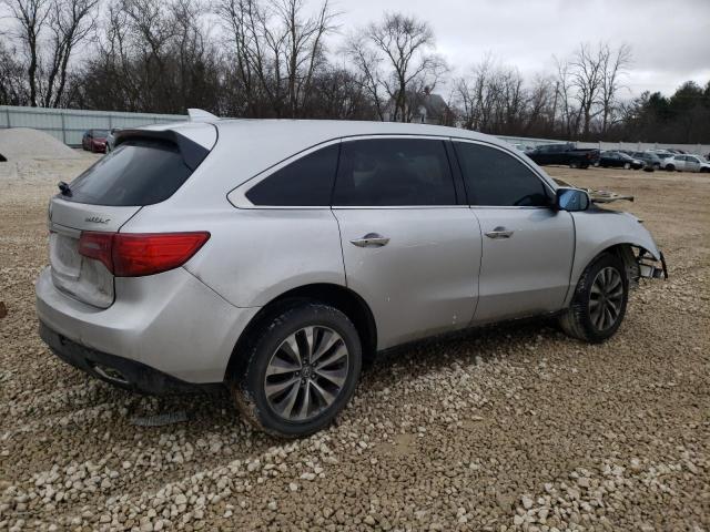 5FRYD4H46EB006429 - 2014 ACURA MDX TECHNOLOGY SILVER photo 3