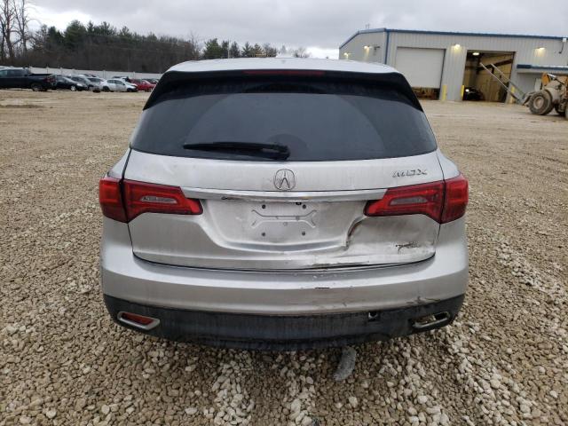 5FRYD4H46EB006429 - 2014 ACURA MDX TECHNOLOGY SILVER photo 6