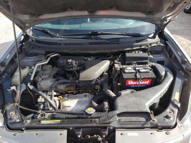 JN8AS58V28W120195 - 2008 NISSAN ROGUE S SILVER photo 12