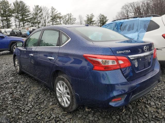 3N1AB7AP2KY378187 - 2019 NISSAN SENTRA S BLUE photo 2