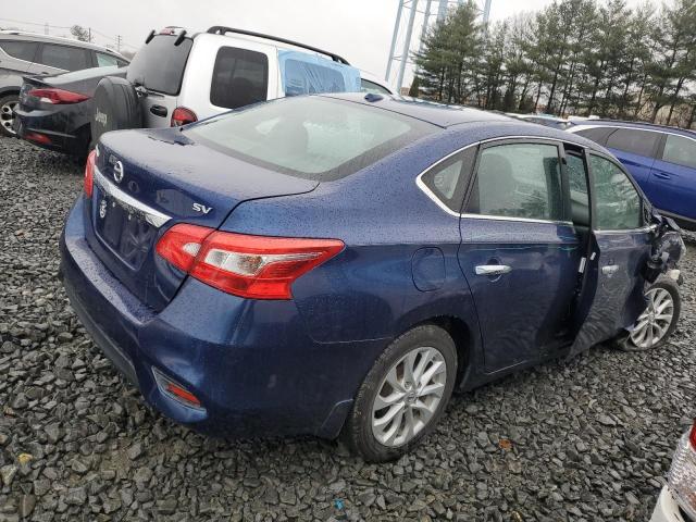 3N1AB7AP2KY378187 - 2019 NISSAN SENTRA S BLUE photo 3