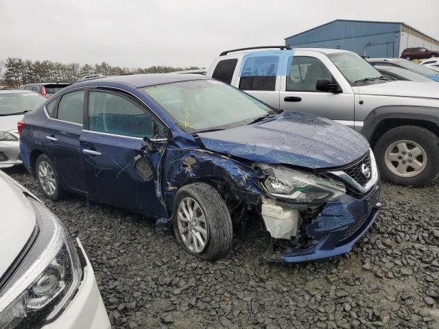 3N1AB7AP2KY378187 - 2019 NISSAN SENTRA S BLUE photo 4