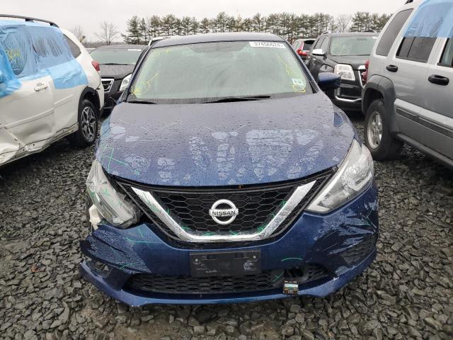 3N1AB7AP2KY378187 - 2019 NISSAN SENTRA S BLUE photo 5