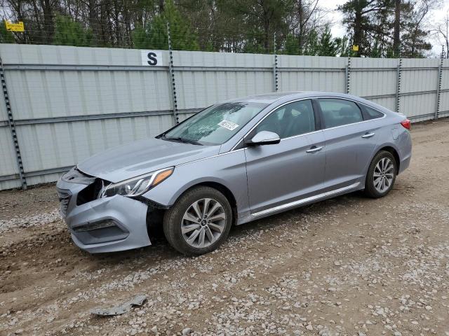 5NPE34AF6GH430989 - 2016 HYUNDAI SONATA SPORT GRAY photo 1