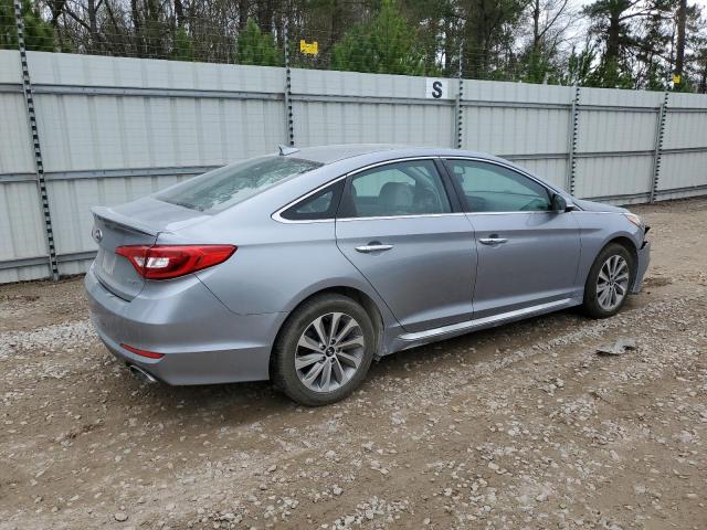 5NPE34AF6GH430989 - 2016 HYUNDAI SONATA SPORT GRAY photo 3