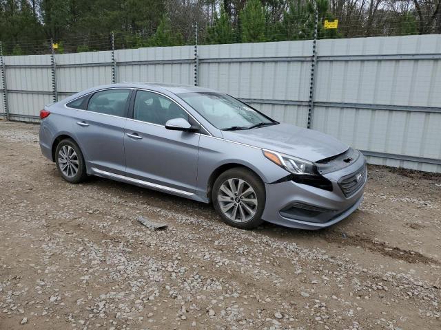 5NPE34AF6GH430989 - 2016 HYUNDAI SONATA SPORT GRAY photo 4