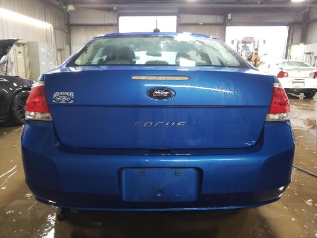 1FAHP3ENXAW204734 - 2010 FORD FOCUS S BLUE photo 6