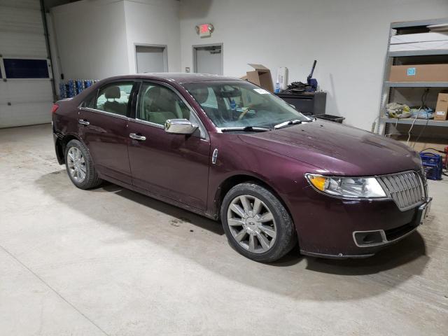 3LNHL2JC1CR839265 - 2012 LINCOLN MKZ BURGUNDY photo 4