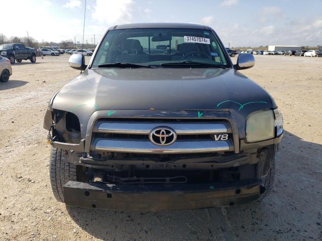 5TBRT34124S454359 - 2004 TOYOTA TUNDRA ACCESS CAB SR5 GRAY photo 5