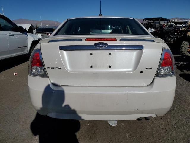 3FAHP08Z79R180419 - 2009 FORD FUSION SEL WHITE photo 6