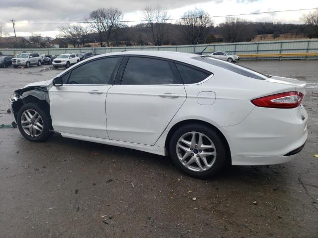 1FA6P0HD1E5374291 - 2014 FORD FUSION SE WHITE photo 2