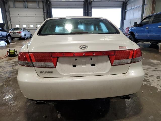 KMHFC46F87A187525 - 2007 HYUNDAI AZERA SE WHITE photo 6