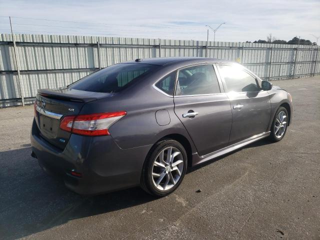 3N1AB7AP3DL711125 - 2013 NISSAN SENTRA S GRAY photo 3