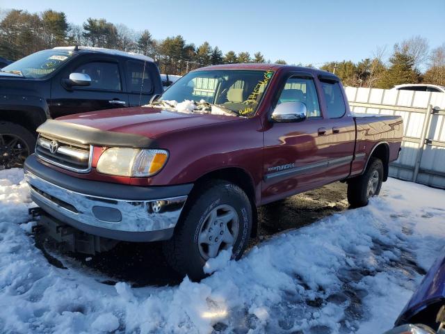 5TBBN441X2S269376 - 2002 TOYOTA TUNDRA ACCESS CAB SR5 MAROON photo 1