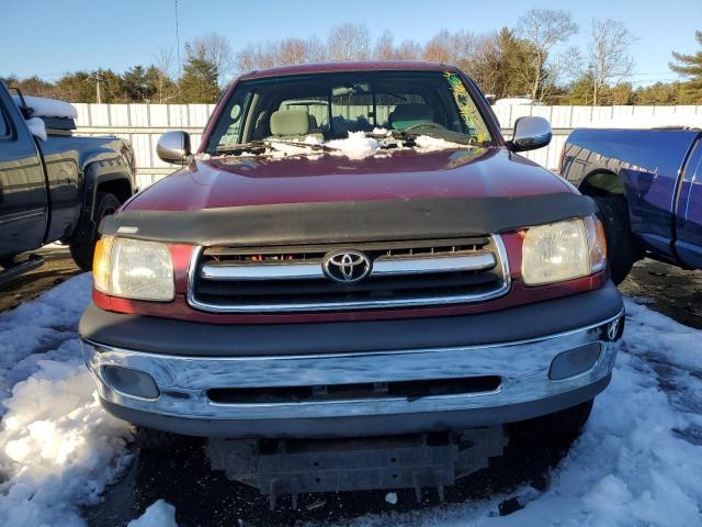 5TBBN441X2S269376 - 2002 TOYOTA TUNDRA ACCESS CAB SR5 MAROON photo 5
