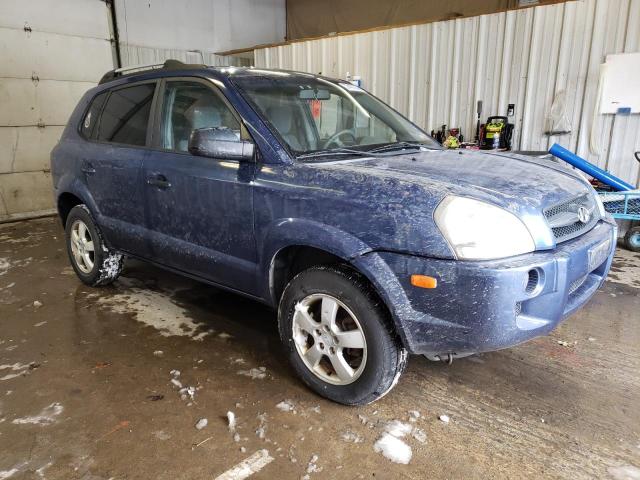 KM8JM12B37U637637 - 2007 HYUNDAI TUCSON GLS BLUE photo 4