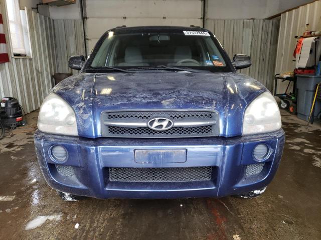 KM8JM12B37U637637 - 2007 HYUNDAI TUCSON GLS BLUE photo 5