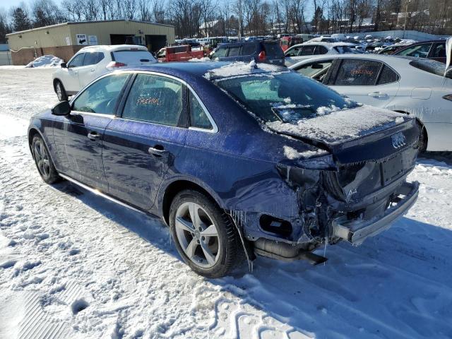 WAUDNAF45KN019276 - 2019 AUDI A4 PREMIUM BLUE photo 2