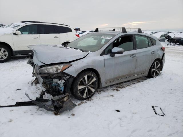 4S3GTAJ63K3746801 - 2019 SUBARU IMPREZA SPORT SILVER photo 1