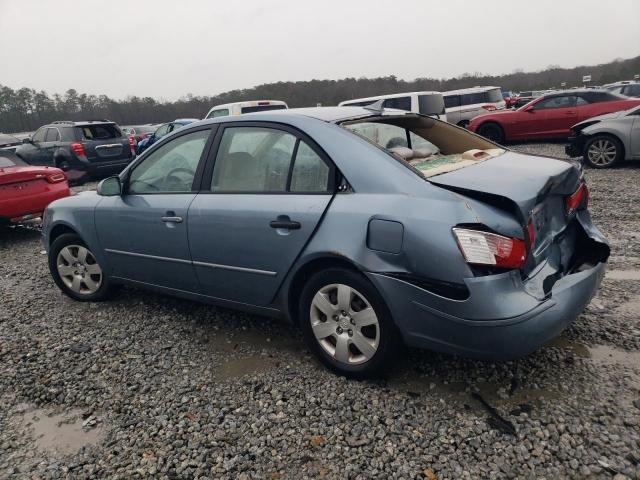 5NPET46C39H547057 - 2009 HYUNDAI SONATA GLS BLUE photo 2