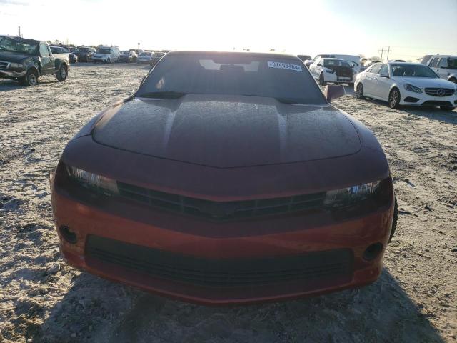 2G1FE1E38E9228077 - 2014 CHEVROLET CAMARO LS RED photo 5