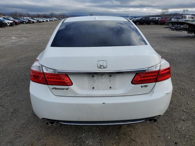 1HGCR3F84EA040103 - 2014 HONDA ACCORD EXL WHITE photo 6