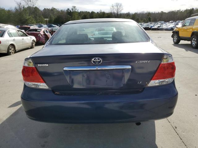 4T1BE30K55U006935 - 2005 TOYOTA CAMRY LE BLUE photo 6