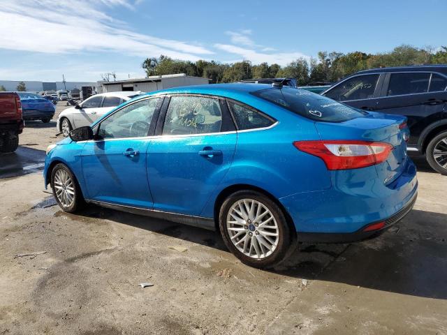 1FAHP3H27CL327980 - 2012 FORD FOCUS SEL BLUE photo 2