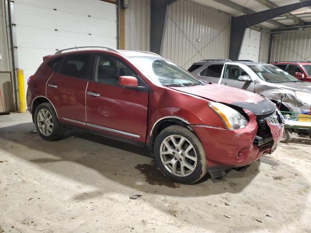 JN8AS5MV6DW644286 - 2013 NISSAN ROGUE S RED photo 4