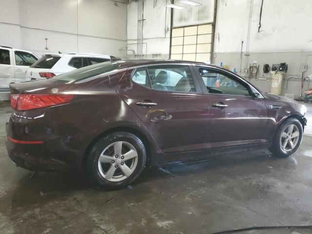 5XXGM4A76EG333315 - 2014 KIA OPTIMA LX MAROON photo 3