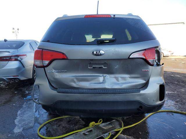 5XYKT4A62FG620684 - 2015 KIA SORENTO LX GRAY photo 6