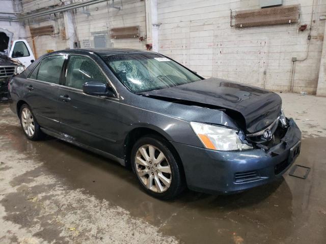 1HGCM66457A050168 - 2007 HONDA ACCORD SE GRAY photo 4