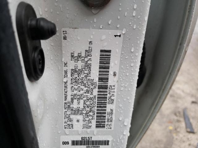 5TFAW5F17EX327266 - 2014 TOYOTA TUNDRA CREWMAX PLATINUM 白色 照片 12