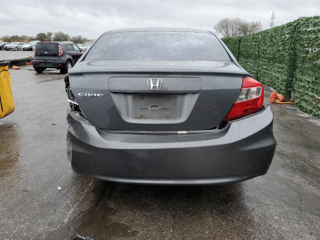 19XFB2F84CE108453 - 2012 HONDA CIVIC EX GRAY photo 6