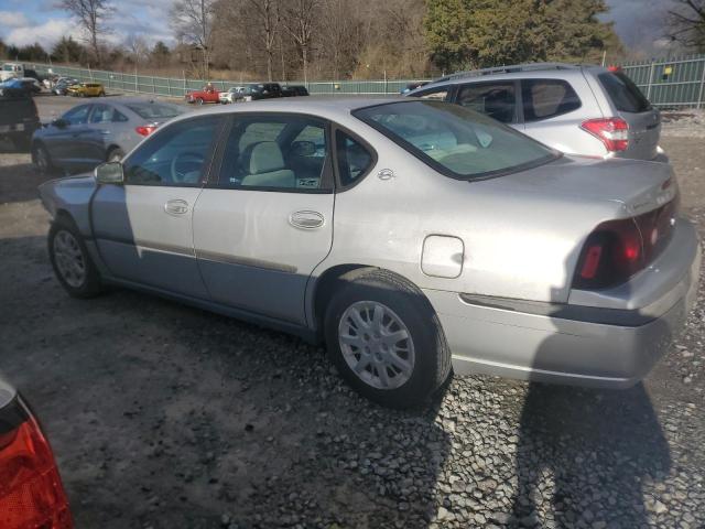 2G1WF52E329190537 - 2002 CHEVROLET IMPALA SILVER photo 2